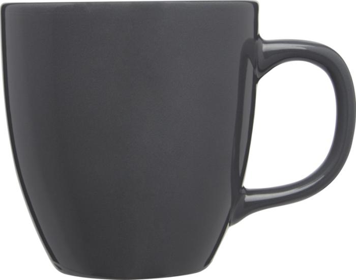 Schicker-grosserBecher-Tasse-aussen-dunkelgrau-glaenzend-innen-dunkelgrau-430ml