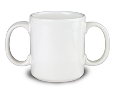 TA0641 Tasse mit 2 Henkel, Doppelhenkel, Becher mit 2 Griffen - Preis Beispiel 150 Stück 3,95 EUR inkl. Druck *